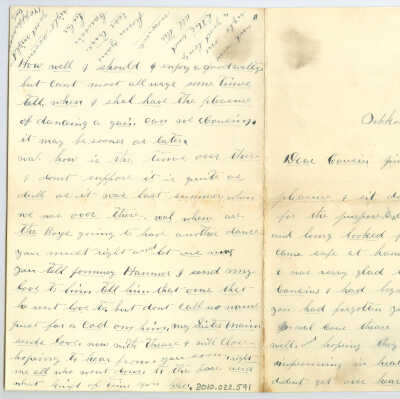 Correspondence to Jimma from Lulu -- Sep 1884