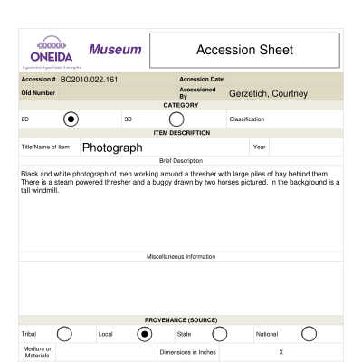 BC.2010.022.161 Accession