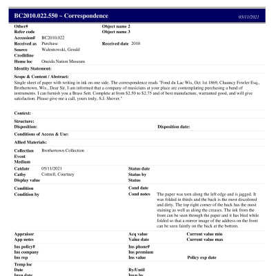 BC2010.022.550 PP: Past Perfect Summary from 2021