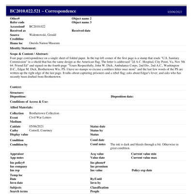 BC2010.022.521 PP: Past Perfect Summary from 2021