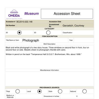 BC.2010.022.148 Accession