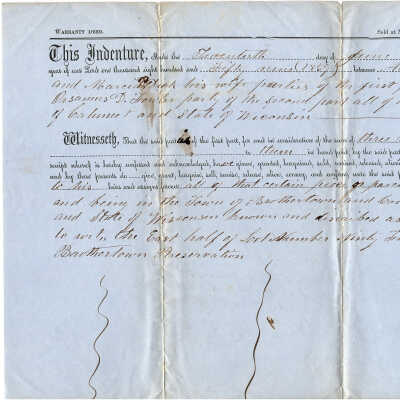 Alonso D. Dick and Wife to O. D. Fowler -- June 1859