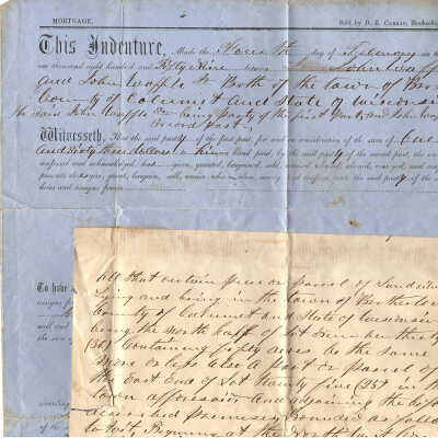 John Waffle Sen. to John Waffle -- Feb 1859
