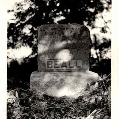 Headstone of Lt. Gov. S.W. Bealls