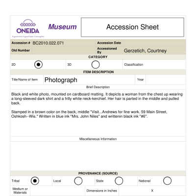 BC.2010.022.071 Accession