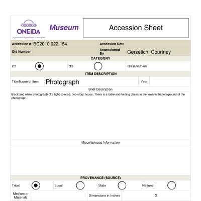 BC.2010.022.154 Accession
