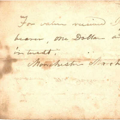 M. C. Darling from Mrs. Johnson March 1841