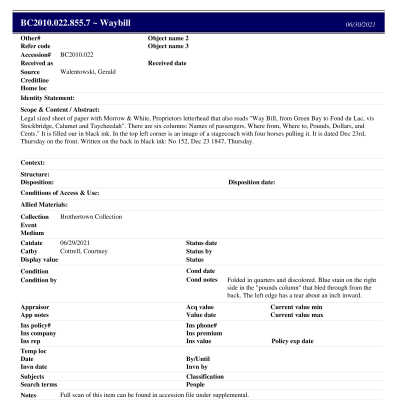 BC2010.022.855.7 PP: Past Perfect Summary from 2021