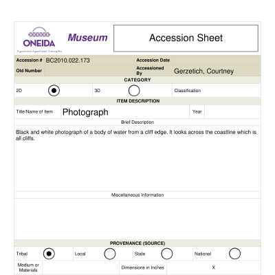 BC.2010.022.173 Accession