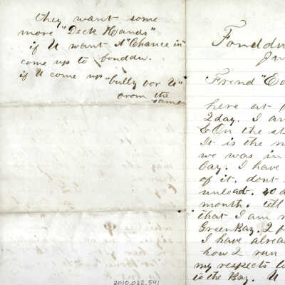Correspondence to Ed from A. G. Durochie -- Jun 1866