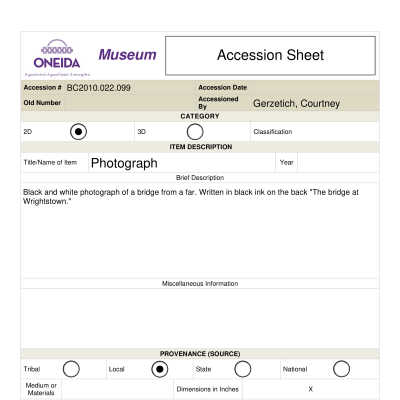 BC.2010.022.099 Accession