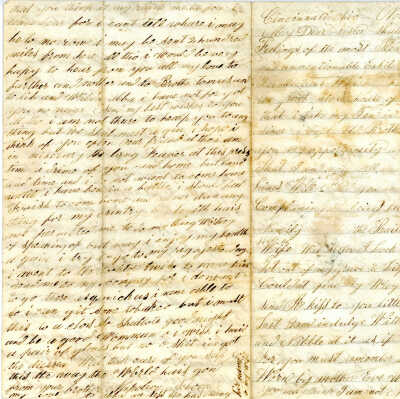 Correspondence from Napoleon Schovnes -- Nov 1862