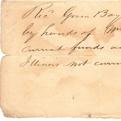 F. Gilbert Receipt