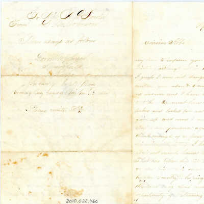 Correspondence to A. L. Fowler from L. M. Johnson -- Aug 1862