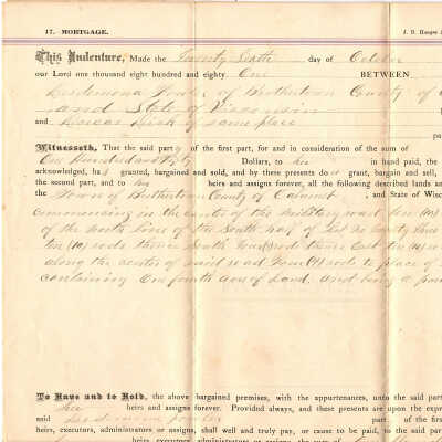 Desdemona Fowler to Dorcas Dick Nov 1881