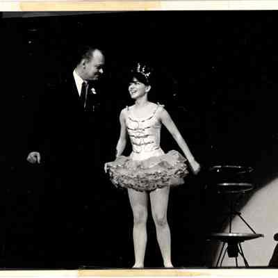 Ballerina and man