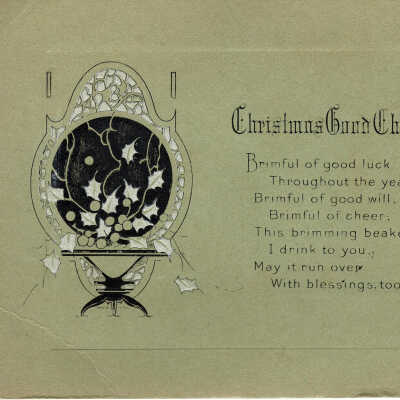Christmas card from J.P. Johnson