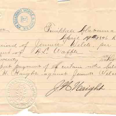 Waffle Correspondences -- Apr 21, 1896
