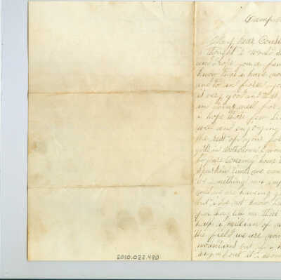 Correspondence from Elisha Schooner -- Aug 1863
