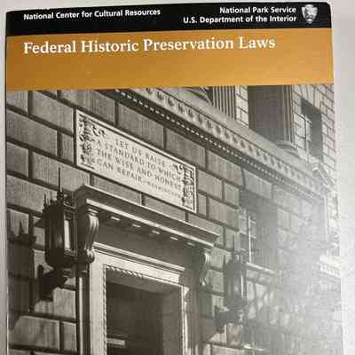 Federal Historic Preservation Laws