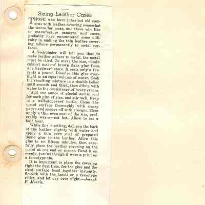 Sizing Leather Cases Instructions