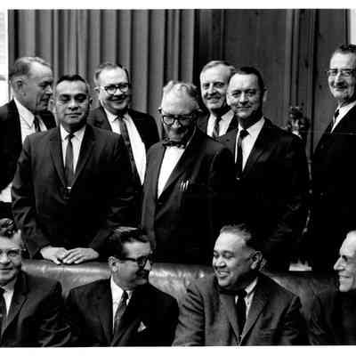 Robert Bennett and group of men
