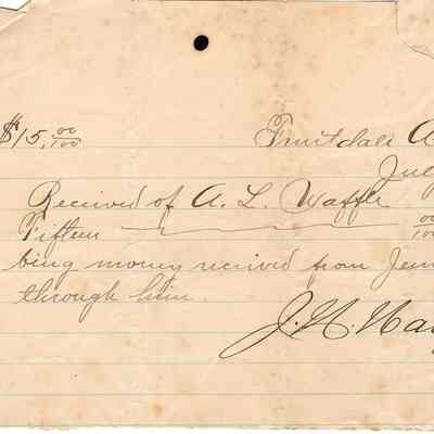 Waffle Correspondences -- Jul 23, 1896