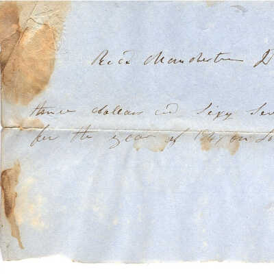 Alexander Fowler Taxes 1849