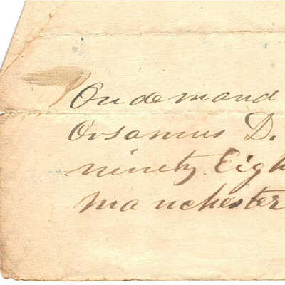 Lewis Fowler to Orsamus D. Fowler