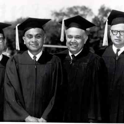 Men in caps and gowns