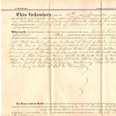 Willis P. Fowler to A. J. Dick 1893
