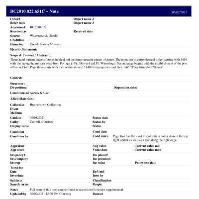 BC2010.022.651C PP: Past Perfect Summary from 2021