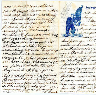 Correspondence from E. M. Dick -- Mar 1862