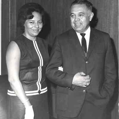 Robert Bennett with unknown woman