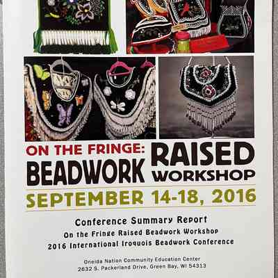 On the Fringe: Raised Beadwork Workshop September 14-18, 2016