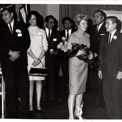 Mrs. L. Udall at reception