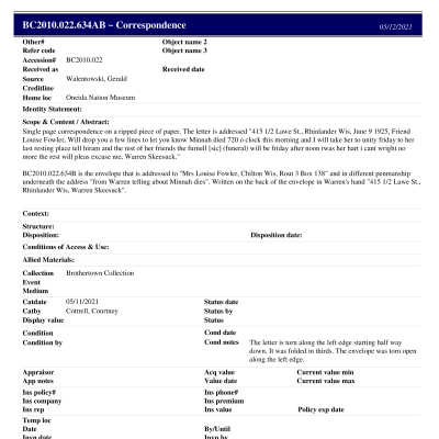 BC2010.022.634AB PP: Past Perfect Summary from 2021