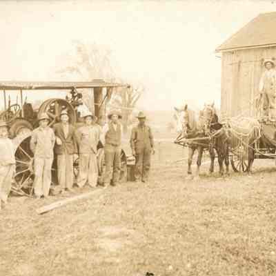 Pete Moyer, George Hansen, Roth, Clem Meuer, John Moyer, Peter Moyer Sr.