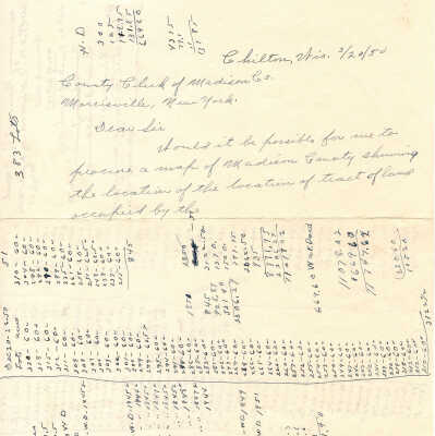 List of Lots and Acreage 1850-1851