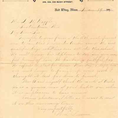 Waffle Correspondences -- May 19, 1893