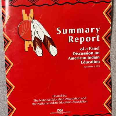 Summary Report of a Panel Discussion on American Indian Education: November 8, 2001