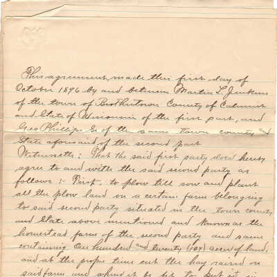 Waffle Correspondences -- Oct. 1, 1896