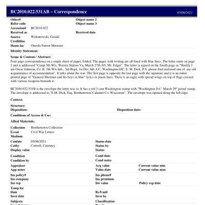 BC2010.022.531AB PP: Past Perfect Summary from 2021