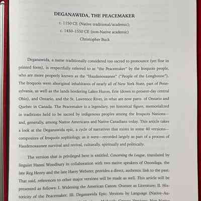 Deganawida, the Peacemaker
