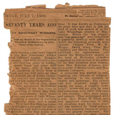 Seventy Years Ago