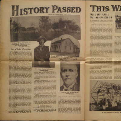 Pictorial Review: Section of the Milwaukee Sentinel from 1948
