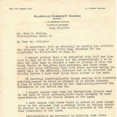 Correspondence to Otto E. Heller