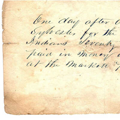 H. Clinton to William Sylvester 1844