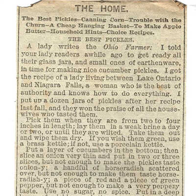 Various Newspaper Clippings