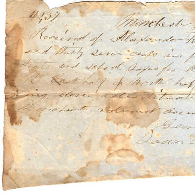 Alexander Fowler taxes 1850